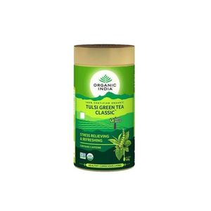Chá Tulsi Verde Organic Índia 100g