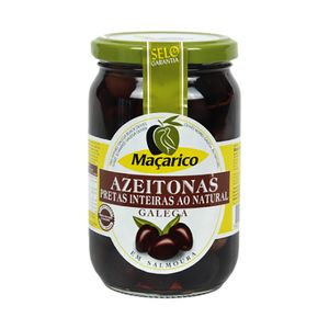 Azeitonas Pretas Galega com Caroço Maçarico 350g