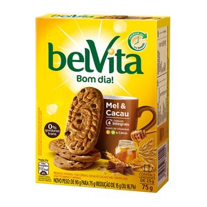 Biscoito Sabor Mel e Cacau BelVita 75g
