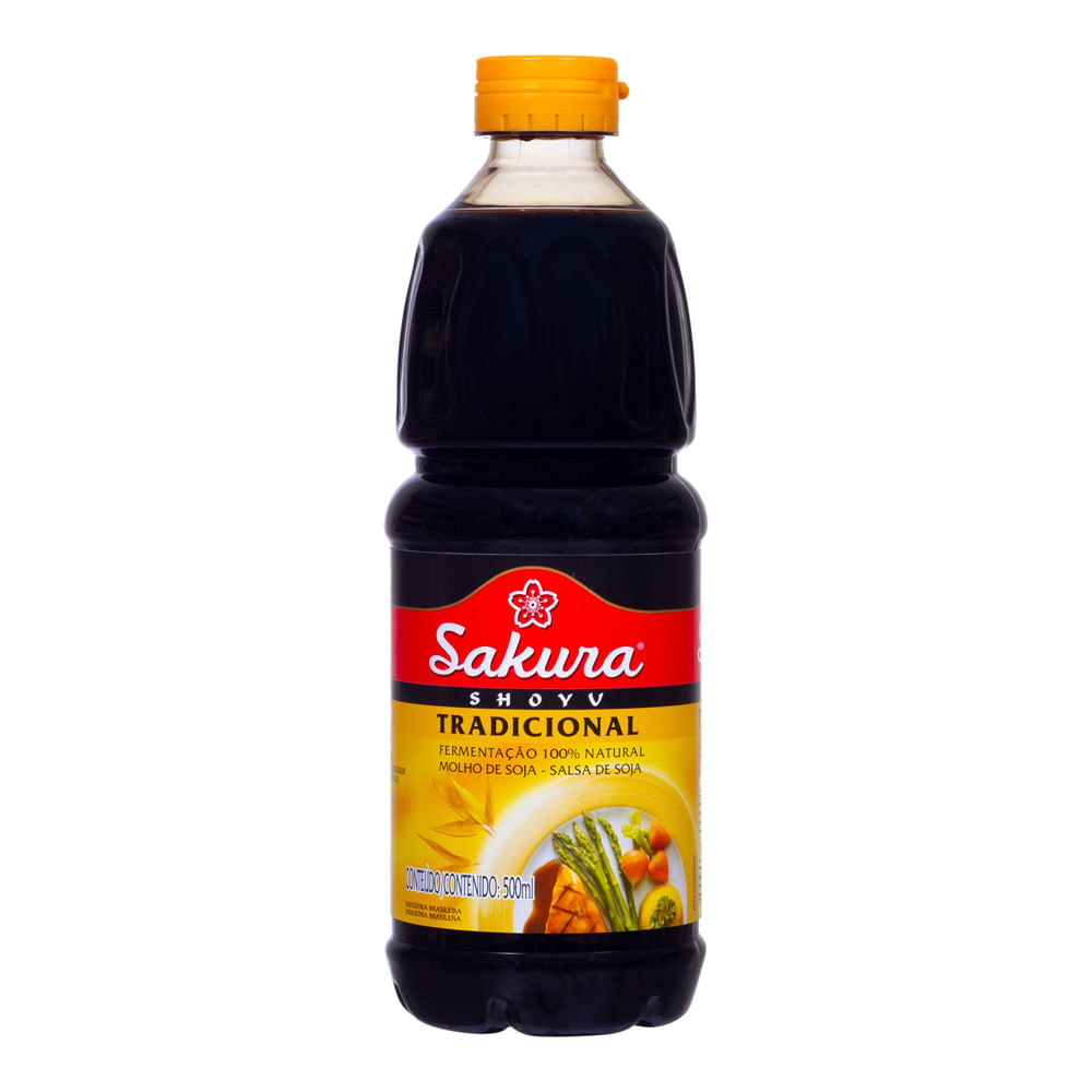 Molho de Soja Sakura Tradicional 500ml - Casa Santa Luzia