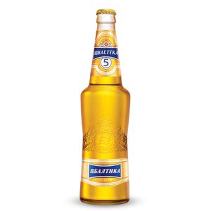 Cerveja Baltika n° 5 Golden Lager 470ml