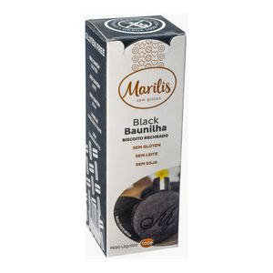 Biscoito Sem Glúten Recheado Black Baunilha Marilis 100g