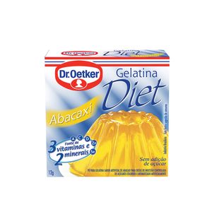 Gelatina Diet Sabor Abacaxi Dr.Oetker 12g