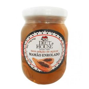 Compota de Mamão Enrolado Sem Açucar Diet House 250g