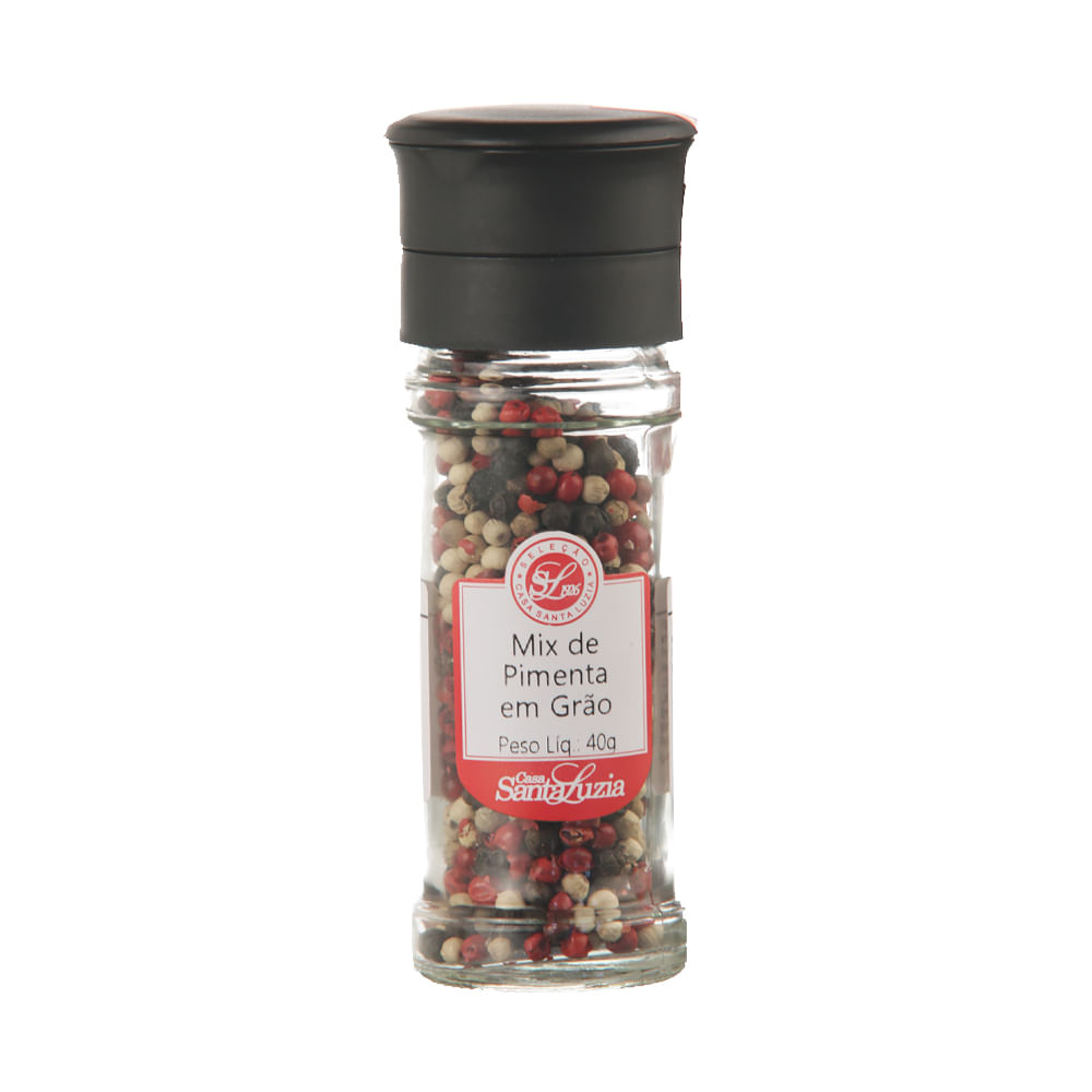 Mix de pimenta em grão Santa Luzia 40g