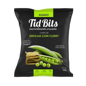 Chips de Ervilha Com Curry TidBits 50g