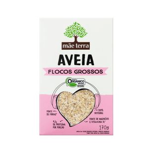 Aveia Flocos Grossos Orgânico Mãe Terra 170g