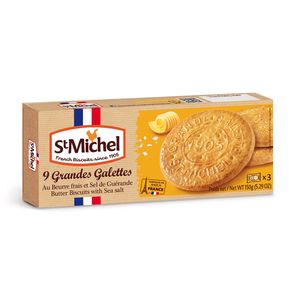 Biscoito Amanteigado Sal Mar. St Michel 150g