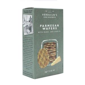 Wafer de Queijo Parmesão, Manjericão e Alho Mel Verduijn's 75g