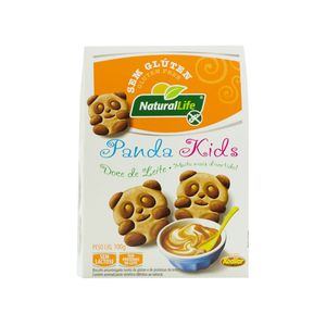 Biscoito Panda Kids sabor Doce de Leite Natural Life 100g