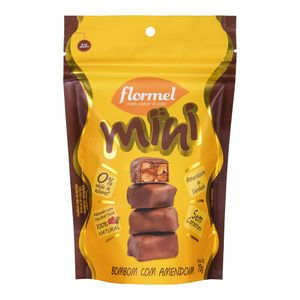 Mini Bombom Com Amendoim Flormel Sem Açúcar 60g