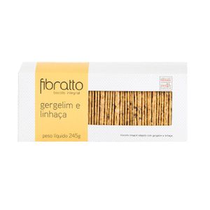 Biscoito Integral de Gergelim e Linhaça Fibratto 245g