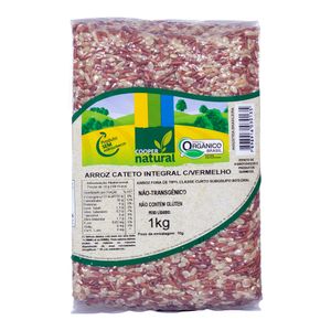 Arroz Cateto Integral Com Vermelho Coopernatural 1kg