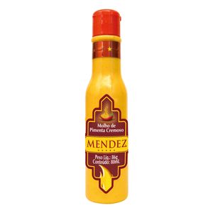 Molho de Pimenta Cremoso Tradicional Mendez 80ml