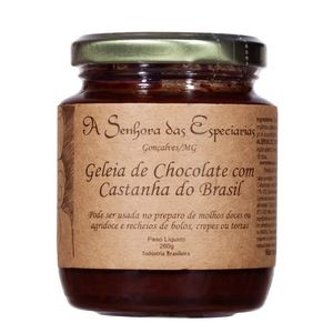 Geleia de Chocolate com Castanha do Pará Senhora das Especiarias 260g