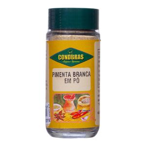 Pimenta Branca Em Pó Condbras 55g