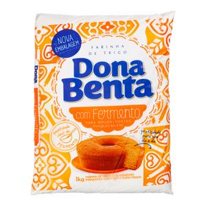 Farinha de Trigo Dona Benta Com Fermento 1kg