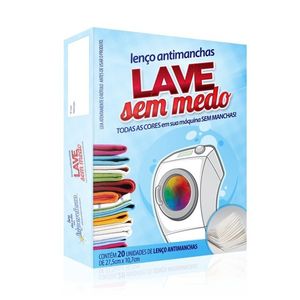 Lenços Tira Manchas Para Roupas Hiperclean 20 Unidades