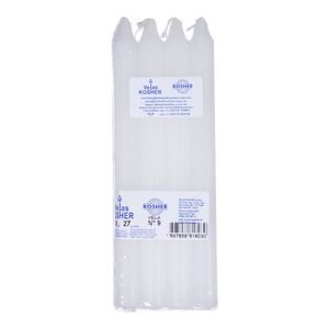 Velas N.09 8 Unidades Kosher Parve
