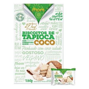 Biscoitos de Tapioca com Coco Fhom 60g