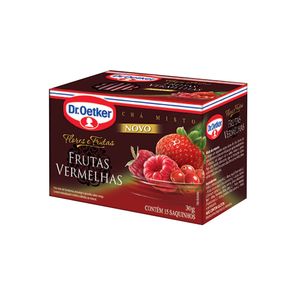 Chá de Frutas Vermelhas 15 Sachês Dr. Oetker 15g
