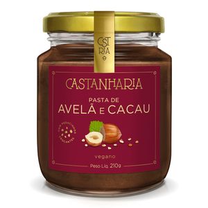 Pasta Castanharia Sem Lactose Avelã 210g