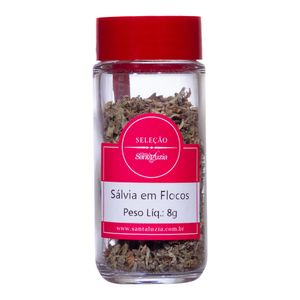 Sálvia Em Flocos Casa Santa Luzia 8g