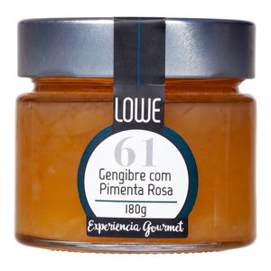 Geleia Lowe Gengibre com Pimenta Rosa 180g