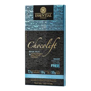 Chocolate Nuts Proteico Chocolift Be Brilliant Sem Glúten Essential Nutrition 40g