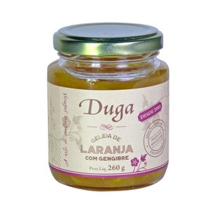 Geleia de Laranja com Gengibre Duga Sabores 260g