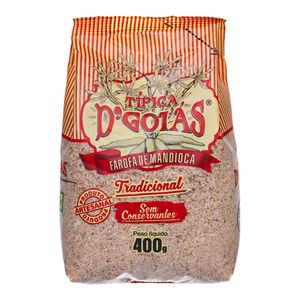 Farofa de Mandioca Tradicional Típica D' Goiás 400g