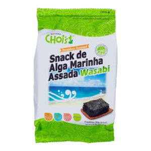Snack de Alga Marinha Assada Wasabi Choi’s 1 10g