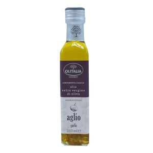 Condimento de Azeite de Oliva Extravirgem com Alho Olitalia 250ml