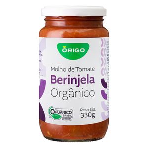 Molho de Tomate Berinjela Orgânico Origo 330g
