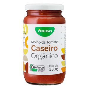 Molho de Tomate Caseiro Orgânico Origo 330g