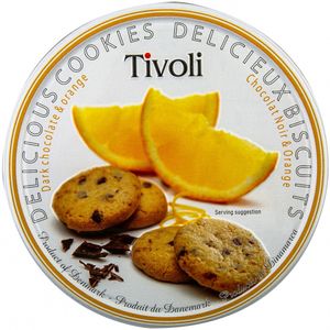Cookies de Chocolate Amargo com Laranja Tivoli Jacobsens 150g