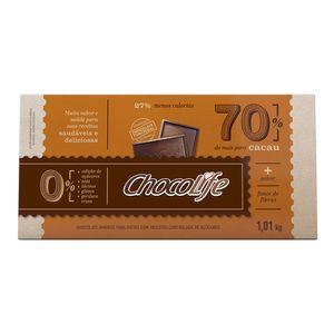 Chocolate 70% Cacau Chocolife 1kg