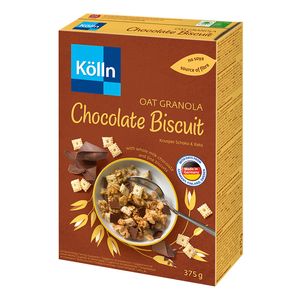Muesli de Aveia Integral Chocolate e Biscoito Amanteigado Kölln 375g