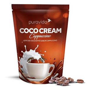Leite de Coco em Pó Sabor Cappuccino Puravida 250g