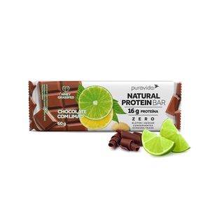 Barra Protein Bar Chocolate com Limão PuraVida 60g