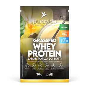 Whey Protein Chocolate Vanilla do Tahiti Grassfed PuraVida 30g