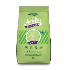 Biscoito de Limão Zero Açúcar Aruba 80g
