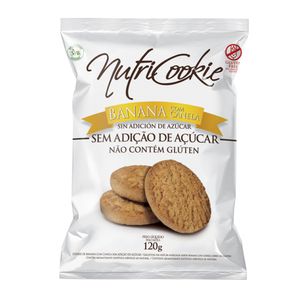 Cookies de Banana Com Canela Sem Glúten NutriCookie 120g