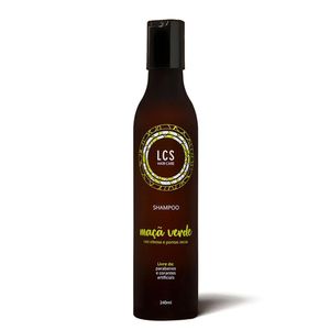 Shampoo Maçã Verde Para Raiz Oleosa e Pontas Secas LCS – 240 ml