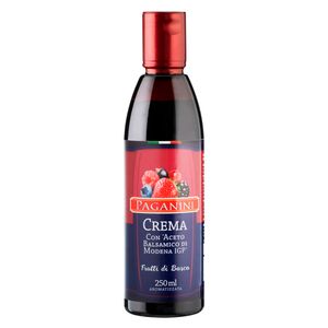 Creme com Aceto Balsâmico de Modena Sabor Frutas Vermelhas Paganini 250ml