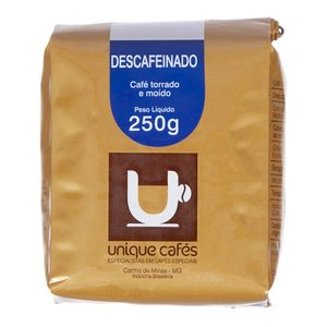Café Unique Torrado E Moído Descafeinado 250g