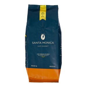 Café Torrado Em Grãos Santa Mônica 1kg