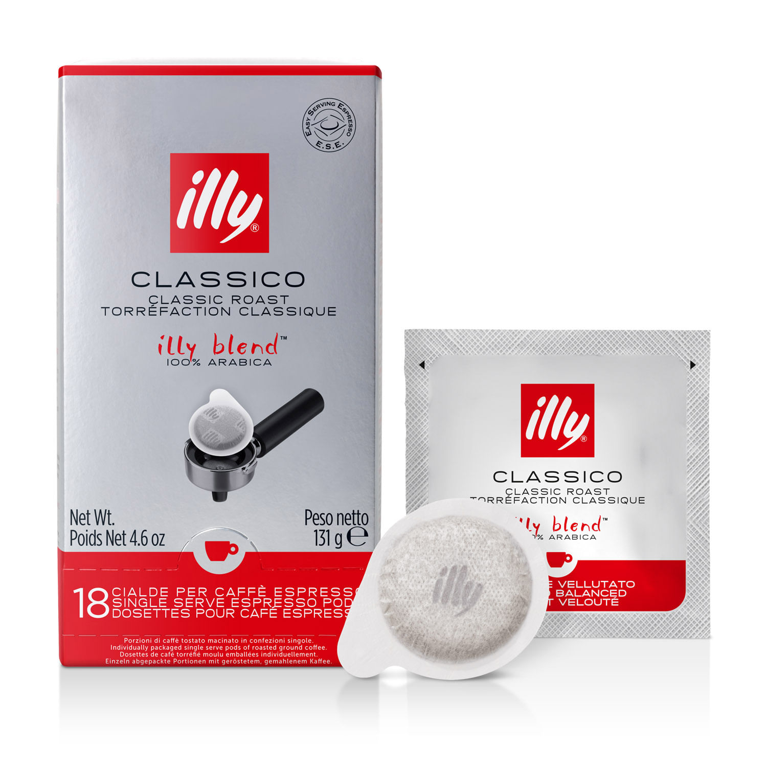 DANESE×illy　エンツォ・マーリ　アルミトレイ　Sサイズ Café Expresso Illy 18 Sachês 125g - Casa Santa Luzia