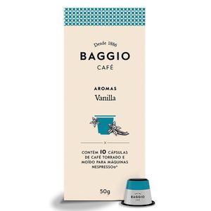Café Aromas Vanilla Baggio 10 Cápsulas