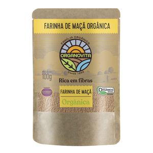 Farinha de Maçã Orgânica Organovita 100g